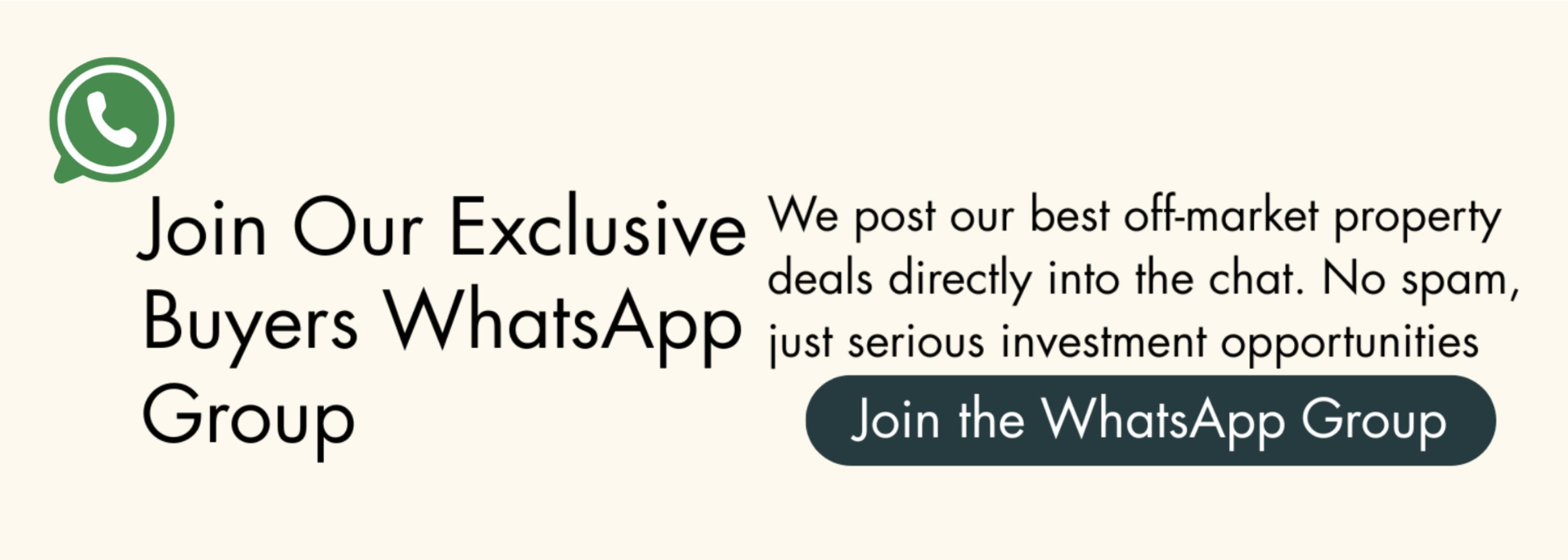 Join our exclusive WhatsApp group